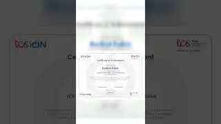 TCS iON carrier edge young professional free course #tcs #tcsion #freecourse  #certificate #youngp