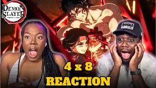 CRAZIEST EPISODE EVER!!!🤯 ANIME HATER Girlfriend First Time Watching DEMON SLAYER Season 4 Episode 8
