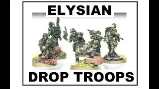 Painting Showcase: Elysian Drop Troops Command squad