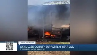 SHOW GOAT TRAGEDY: Morris 9-year-old loses five show goats to barn fire