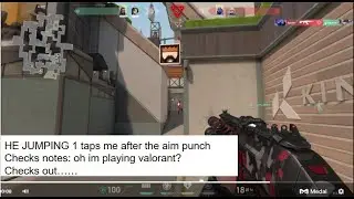 Valorant Moment: Jumping 1 tap after getting aimpunched