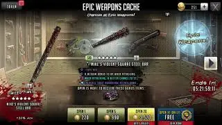1 quick pull for 5 star weapon Walking Dead Road to Survival