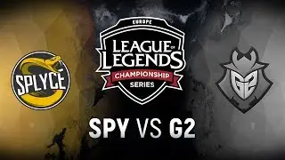 SPY vs. G2 - Week 1 Day 2 | EU LCS Summer Split | Splyce vs. G2 Esports (2018)