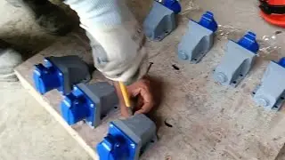 16A industrial female socket extension board connection 💡🔌💯♥️💡🪛❤️