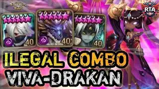 1 VS 1! DARK DRAKAN WARRIOR WITH VIVA-HAN-LUCIFER