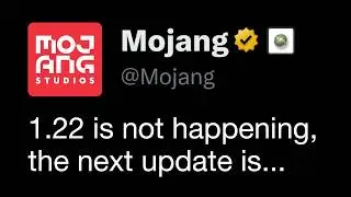 Mojang Won't Release Major Updates & 1.22 for Minecraft