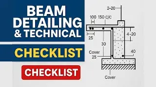 Beam Detailing & Technical Checklist for Construction | RC Beam Inspection Guide