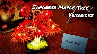 Japanese Maple Tree Lego + Yeabricks Beleuchtung 