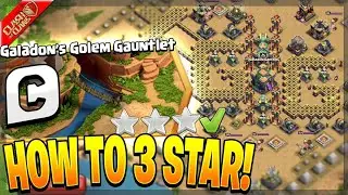 How to 3 stars Gladon's Golem Gauntlet challenge (Clash of Clans)