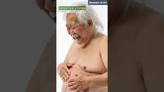 Human Digestive System Funny Animation | Gut Health | Human Anatomy | Stomach AI Art | 19