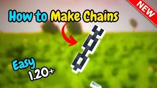 How to make chains in minecraft (UPDATED)