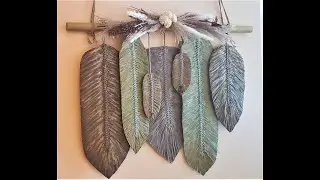 DIY  Macrame leaves - wall hanging- DIY Home Decor- DIY Girfts- Macrame projects