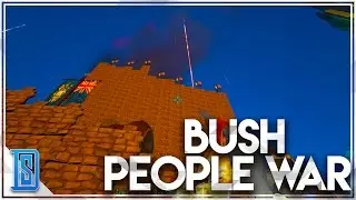 Ark: Survival Evolved PvP-Season 8 P.4 - GIANT BUSH PEOPLE WAR/STRUCK BY LIGHTNING!