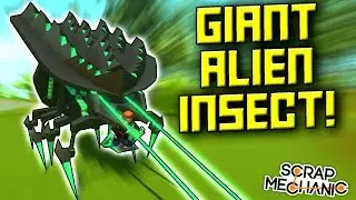 ALIEN SPACESHIPS and MORE!  [FMB 15] - Scrap Mechanic Gameplay