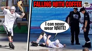 I CAN NEVER WEAR WHITE!!! (Falling in Public Prank)