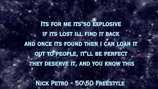 Nick Petro - 50/50 Freestyle (Official Lyric Video)