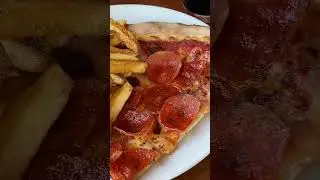 Pizza, fries, and beer at Los Muertos in Puerto Vallarta. #puertovallarta #pizza #beer