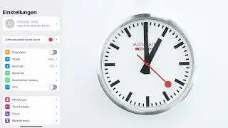Mondaine Wanduhr stop2go mit WIFI