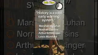 🧠 Who said this? #2 The Warning System