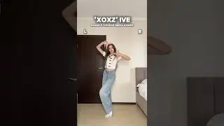 'XOXZ' IVE slowed & mirrored dance tutorial #ive #xoxz #kpopdancetutorial #kpop #shortvideo
