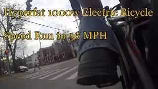Juiced Bikes 1000w HyperFat- Speed Run to 36mph