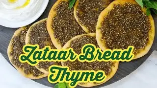 Easy zaatar bread recipe | Za&rsquo;atar bread recipe | زعتر 