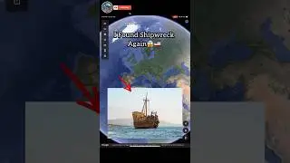 Shipwreck Found On Google Earth & Google Maps😱 #shorts #googleearth