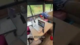 This is where we all sit when we travel in our #motorhome 🚌 #rv #rvlife #shorts