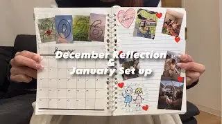 [バレットジャーナル］12月の振り返りと1月のページを作った！🗓️✌🏻✨