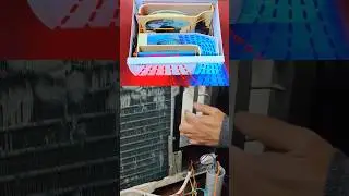 Window AC Working animation | window ac mechanical components #shorts #short