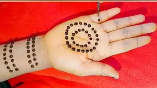  😱 5 मिनट में लगने वाली सिंपल ब्यूटीफुल डिजाइन |Mehndi Design Tutorial | Easy & Trending Mehndi ✨