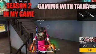 GAMING WITH TALHA YOUTUBER IN MY GAME//RARE ELITE PASS SEASON 2//HE KILLED ME//MF IRFAN😢