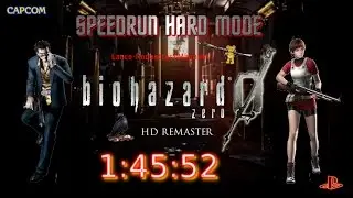 Resident Evil Zero HD Remaster Speedrun (PS3) - 1:45:52 - ROCKET LAUNCHER Hard