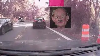 Impatient Driver Can&rsquo;t Wait for Passing Cars In A Construction Area   Maryland