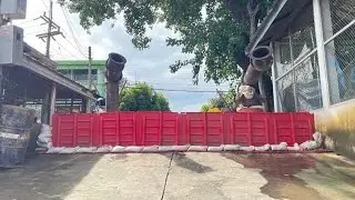 นายกตี๋ ใช้ Boxwall Flood Barrier นวัตกรรมรับมือน้ำท่วม ของแท้สถิติแม่น้ำน่านในตัวเมืองสูงสุดในรอบ