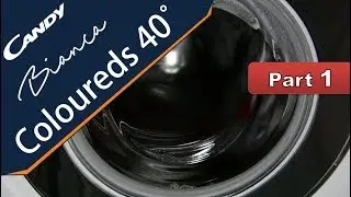 Candy BIANCA washing machine - Coloureds 40&deg; with Steam - Part 1