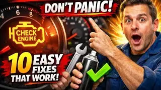 Check Engine Light ON? 🚨 Top 10 Causes & Easy Fixes!