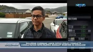 Philippine overseas labor office (POLO) conducts consultation with Filipino migrant workers in N.Z.