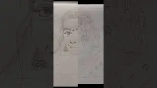 #pencil sketch portrait#short video#Anurag Kumar Mishra#art work 😊😊😊