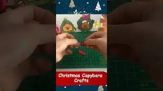 Christmas Capybara Crafts | Rocking Capybara  #diyprojectsforkids #art #diy