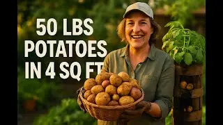The Secret to Infinite Potatoes? 🌱 Vertical Potato Tower Guide Step-by-Step