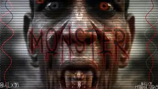 MONSTER- OUTLXER | Visualizer | Hip-Hop Beat - Phonk Beat - Boom Bap Phonk | Rap Beats | 200 bpm