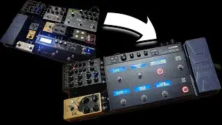 A PEDALBOARD to go in a BACKPACK? - HX Effects pedalboard build