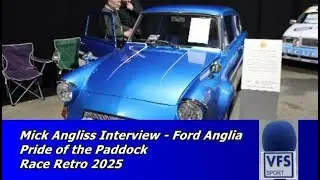 Ford Anglia 105E | Гордость паддока | Гоночная ретро-модель 2025 | Интервью с Миком Энглиссом