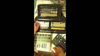 KORG Volca Beats , Bass , Keys , microKORG and Monotribe jam