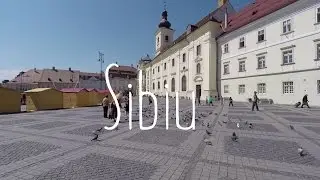 First encounter with Romanian police! Later on visiting charming Sibiu town
