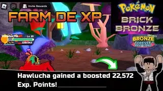 Farm de XP, evoluir de forma r&aacute;pida e simples no Pok&eacute;mon Brick Bronze Forever Roblox atualizado 2024