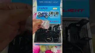 HJG mini fog light unboxing | Tuhin 2.0 | Bike fog light #lights #fog_light