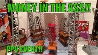 GTS WRESTLING: Money in the Ass PPV figure matches event! WWE mattel figures animation stop motion