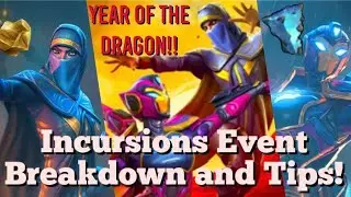 MCOC - Year of the Dragon - Incursion Event Breakdown and Tips!! - Lots of Artifacts!!